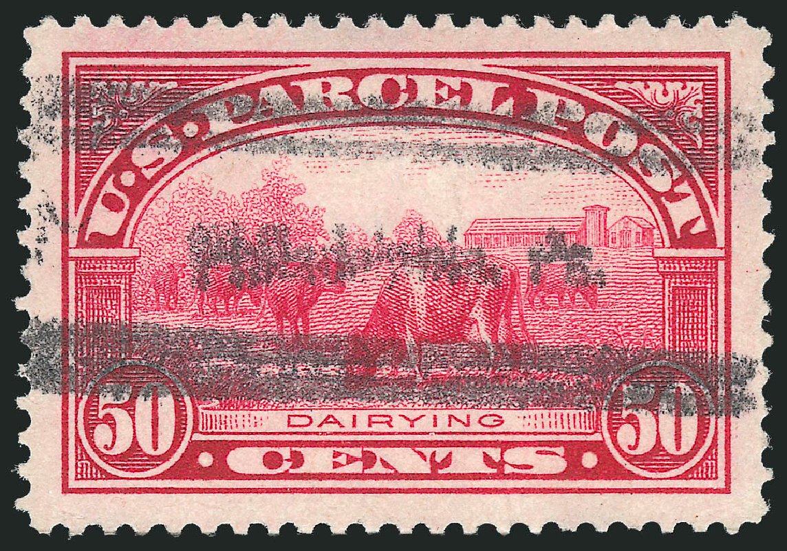 US Stamp Value Scott Cat. Q10: 1913 50c Parcel Post. Robert Siegel Auction Galleries, Mar 2011, Sale 1007, Lot 3090