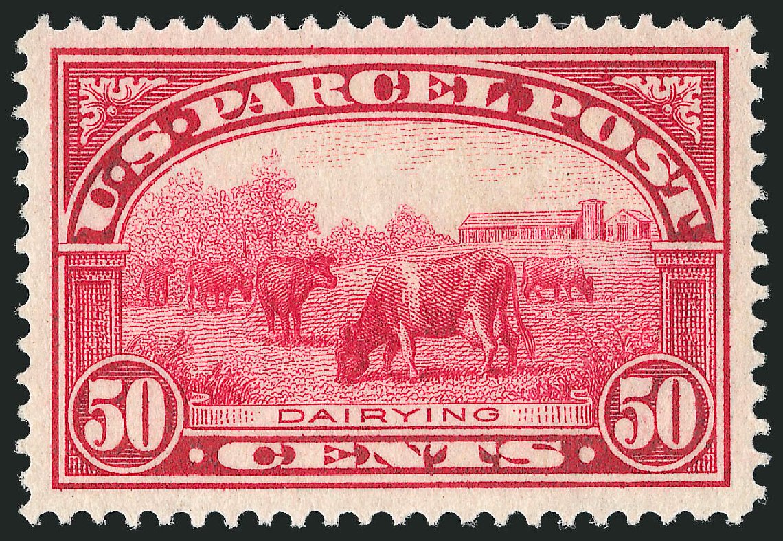 US Stamps Values Scott # Q10: 50c 1913 Parcel Post. Robert Siegel Auction Galleries, Nov 2013, Sale 1061, Lot 4230