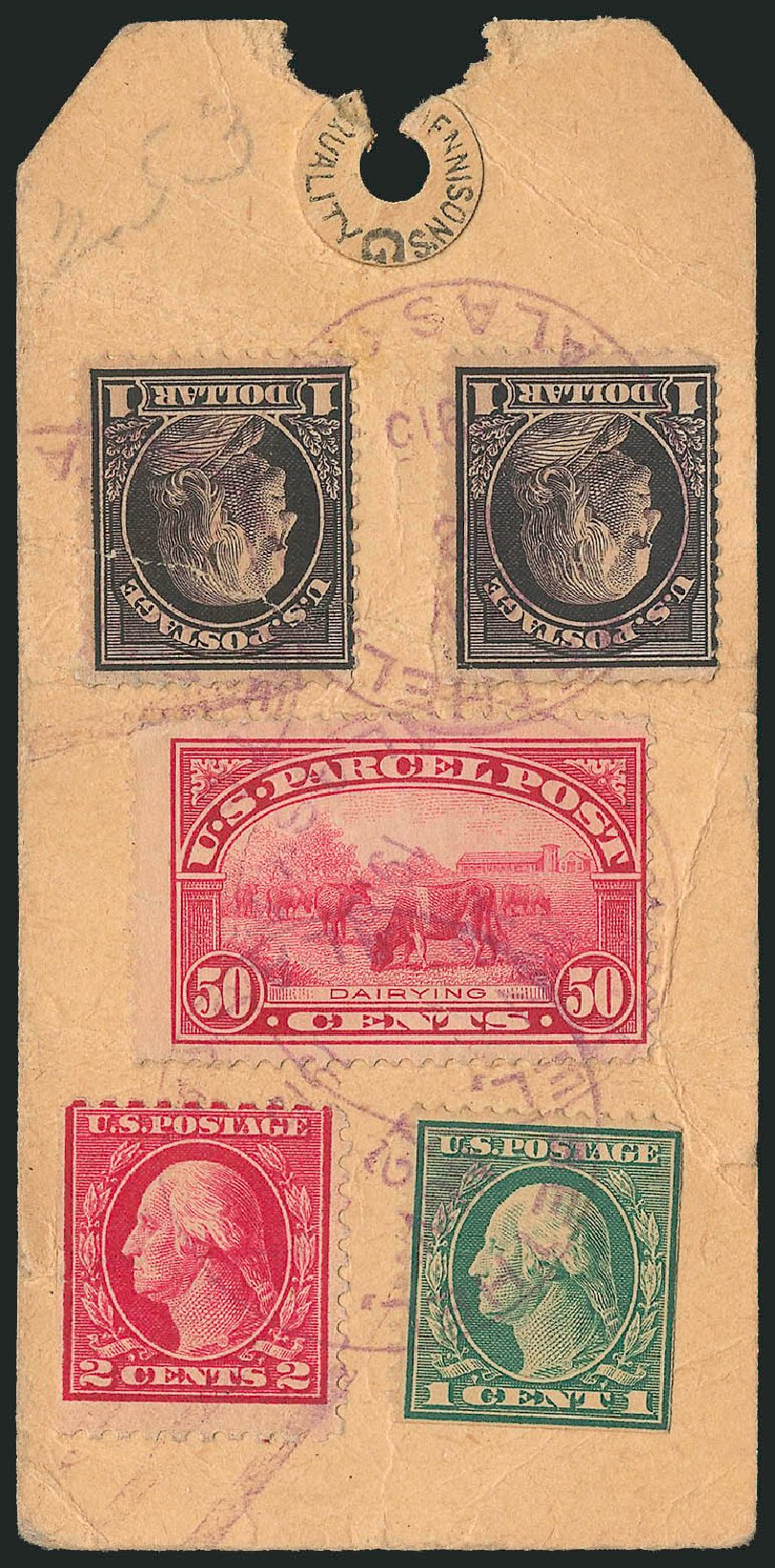 Price of US Stamp Scott Catalogue #Q10 - 50c 1913 Parcel Post. Robert Siegel Auction Galleries, Mar 2011, Sale 1007, Lot 3091