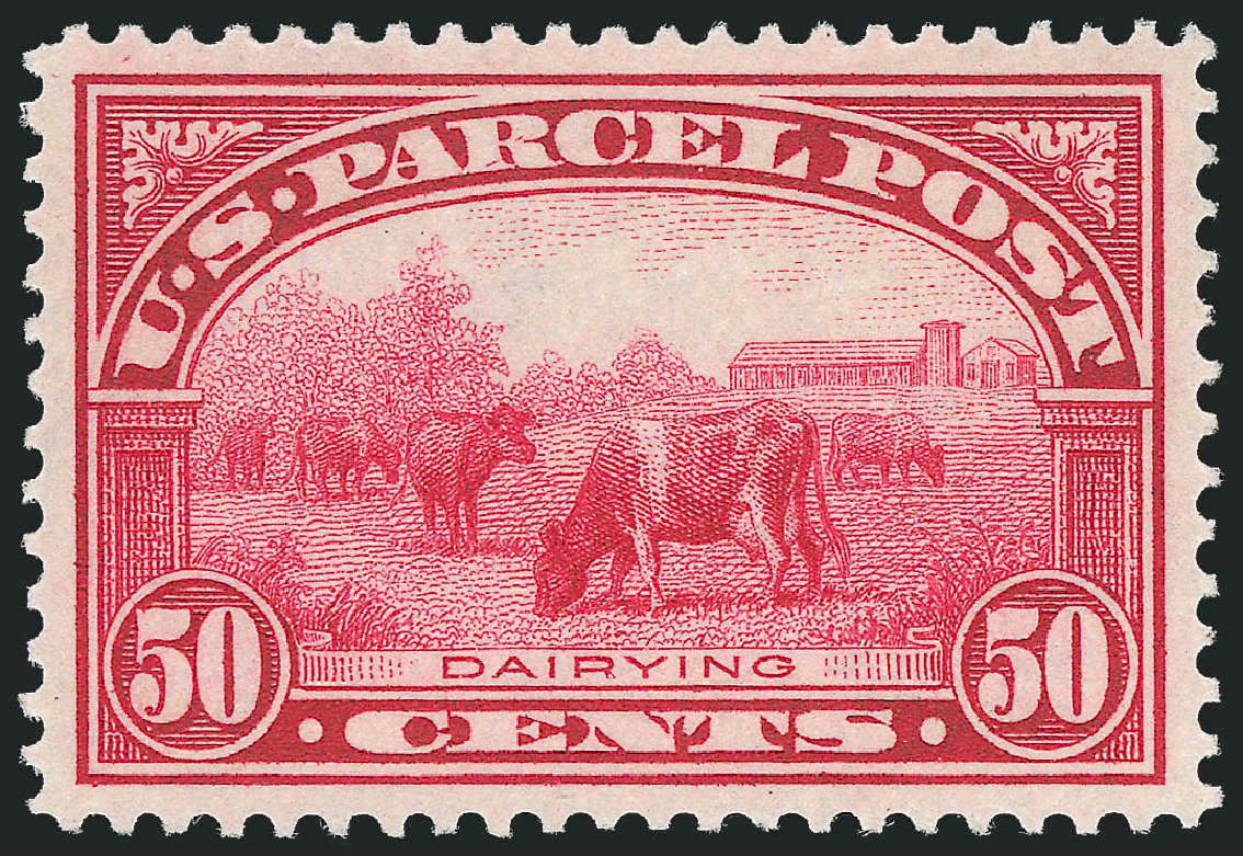 Values of US Stamp Scott # Q10 - 1913 50c Parcel Post. Robert Siegel Auction Galleries, Oct 2011, Sale 1014, Lot 2434