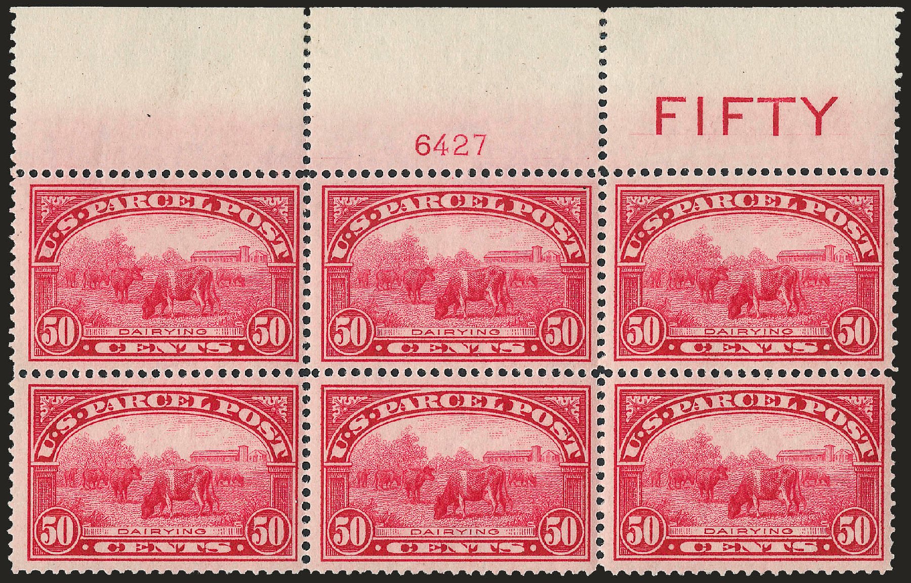 Value of US Stamp Scott Catalogue # Q10: 50c 1913 Parcel Post. Robert Siegel Auction Galleries, Apr 2009, Sale 971, Lot 2184