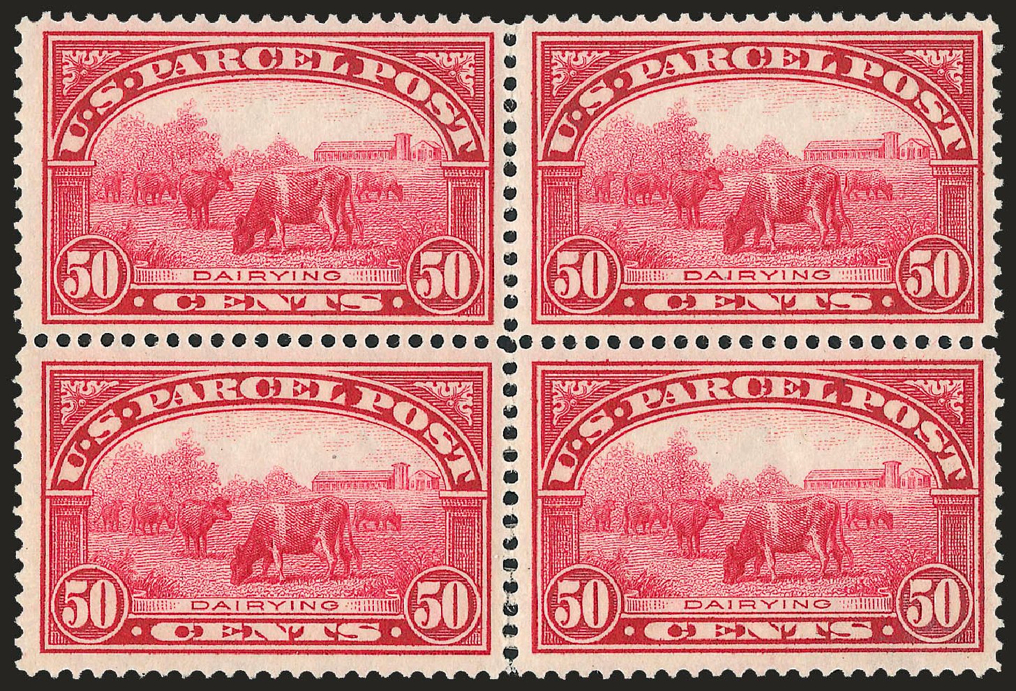 US Stamps Value Scott Catalogue #Q10: 50c 1913 Parcel Post. Robert Siegel Auction Galleries, Jun 2009, Sale 975, Lot 2274