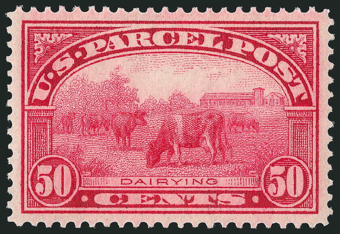 US Stamp Prices Scott Catalog Q10: 1913 50c Parcel Post. Robert Siegel Auction Galleries, Oct 2011, Sale 1014, Lot 2435