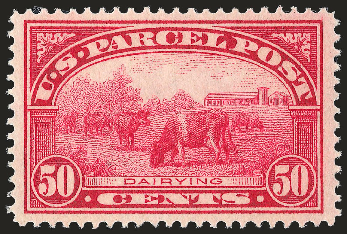 US Stamp Value Scott Cat. Q10 - 1913 50c Parcel Post. Robert Siegel Auction Galleries, Sep 2009, Sale 976, Lot 2355