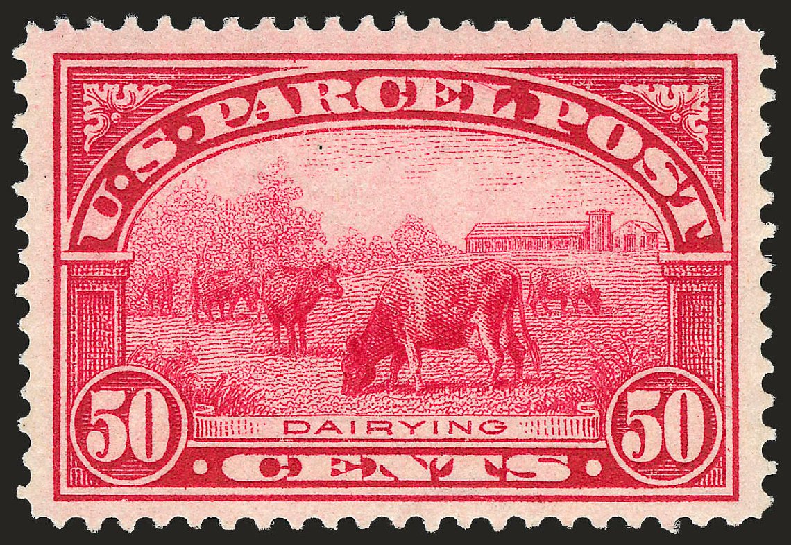 Value of US Stamp Scott Catalog # Q10: 1913 50c Parcel Post. Robert Siegel Auction Galleries, Jun 2010, Sale 992, Lot 2665