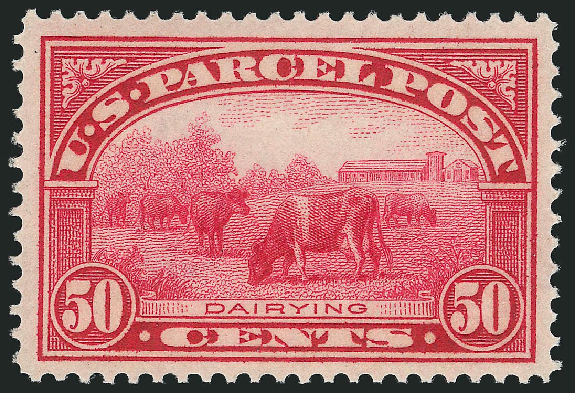 Value of US Stamps Scott Catalog #Q10 - 1913 50c Parcel Post. Robert Siegel Auction Galleries, Dec 2014, Sale 1090, Lot 1702