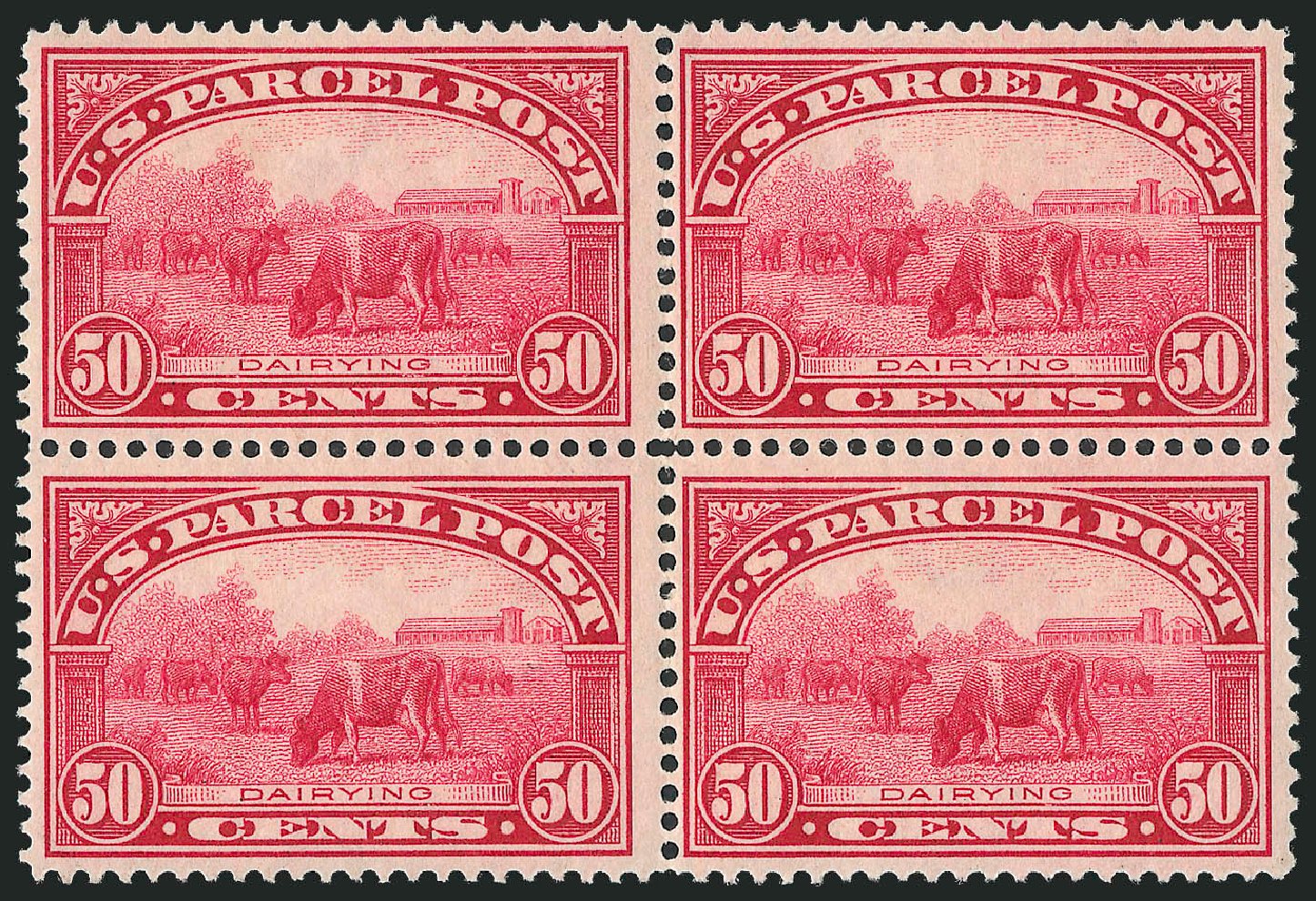 Costs of US Stamp Scott Catalog Q10: 50c 1913 Parcel Post. Robert Siegel Auction Galleries, Dec 2009, Sale 982, Lot 6182