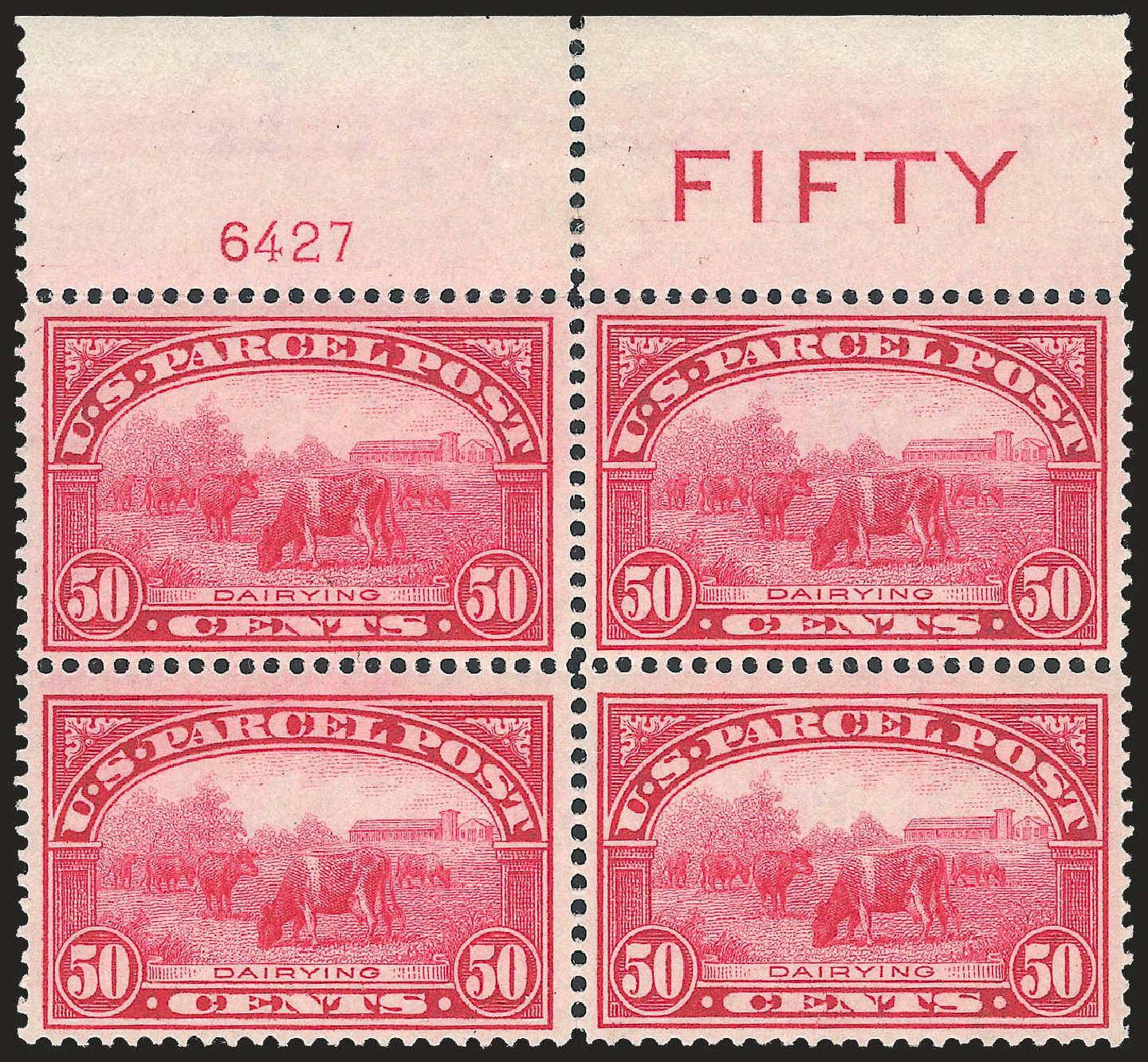 Price of US Stamp Scott Catalogue #Q10 - 1913 50c Parcel Post. Robert Siegel Auction Galleries, Apr 2010, Sale 984, Lot 1192