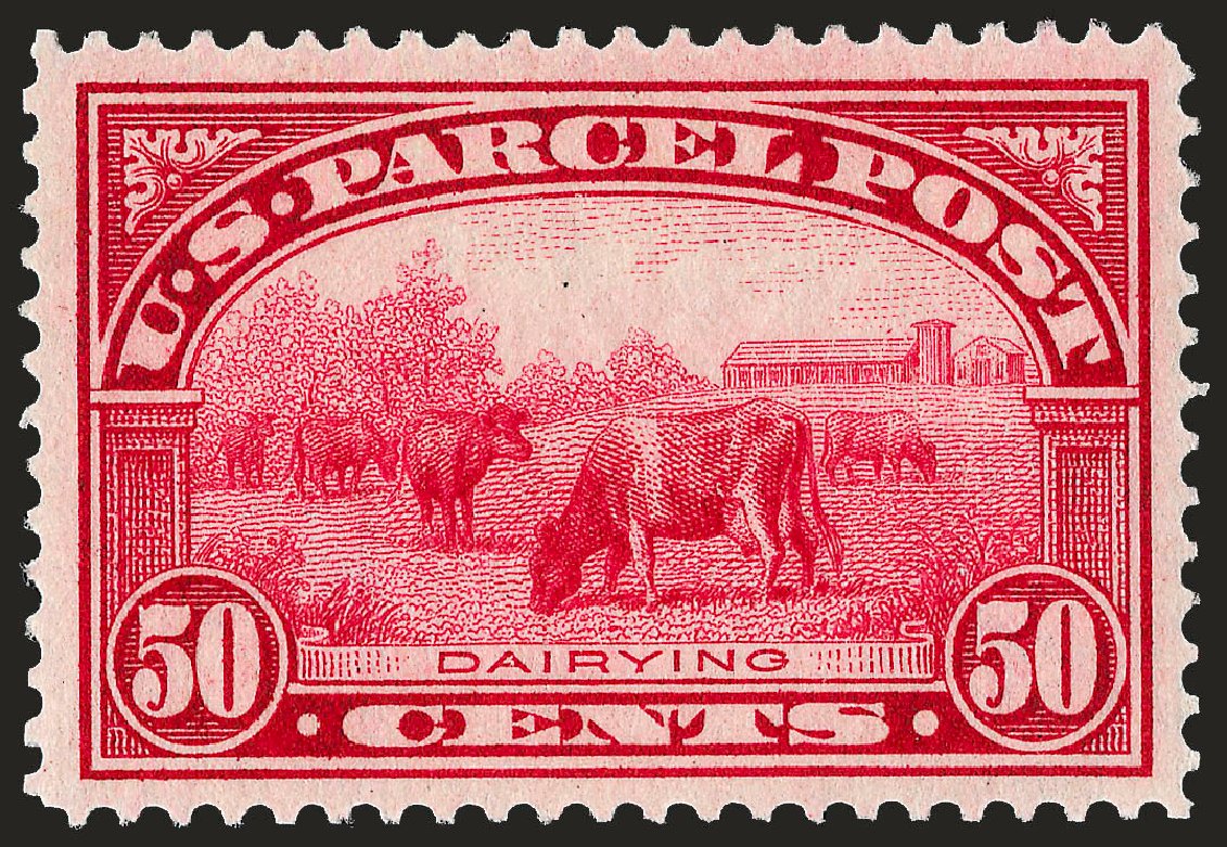 Prices of US Stamp Scott Catalog Q10 - 50c 1913 Parcel Post. Robert Siegel Auction Galleries, Dec 2008, Sale 967, Lot 5183