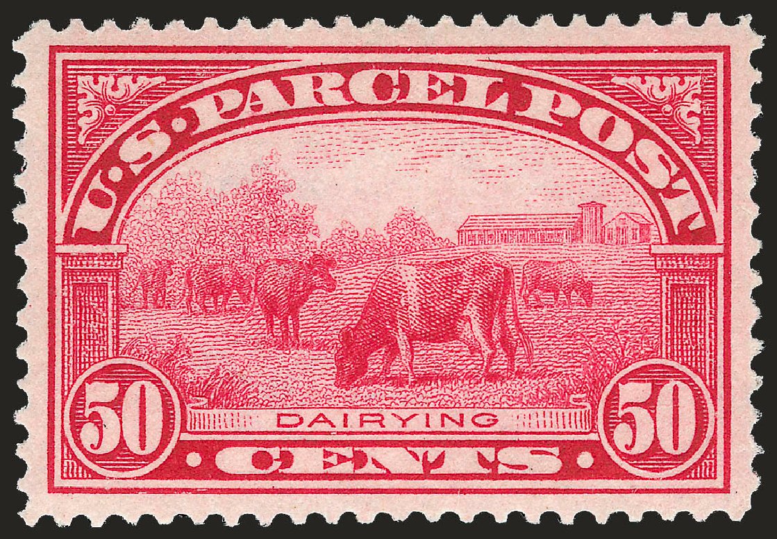 Value of US Stamp Scott Catalog #Q10 - 1913 50c Parcel Post. Robert Siegel Auction Galleries, Jun 2009, Sale 975, Lot 2273