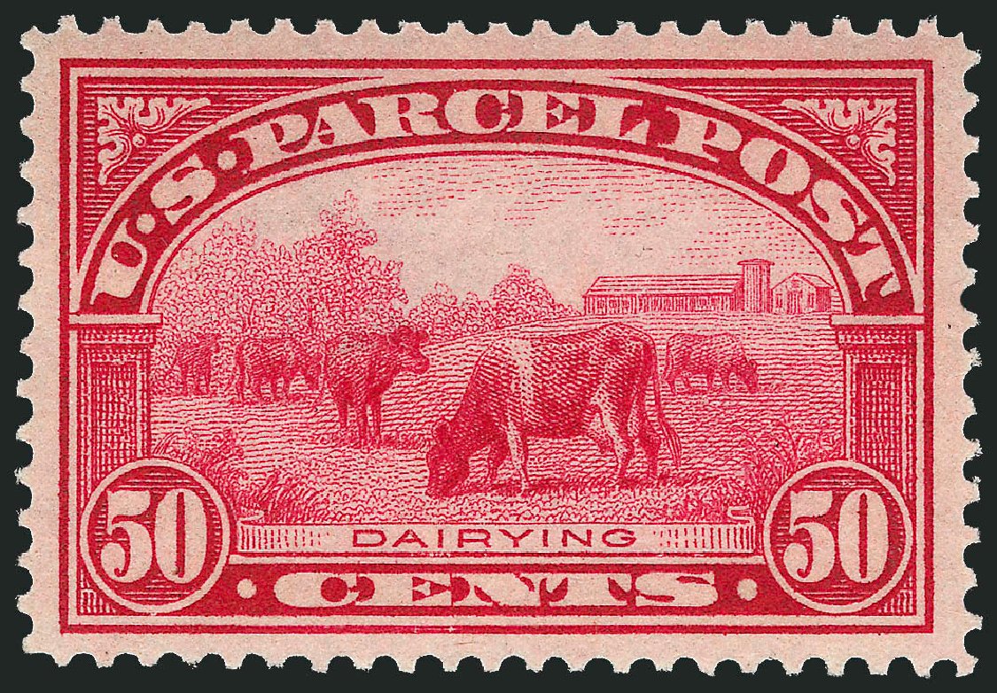 US Stamps Values Scott Catalogue Q10 - 1913 50c Parcel Post. Robert Siegel Auction Galleries, Oct 2011, Sale 1014, Lot 2436