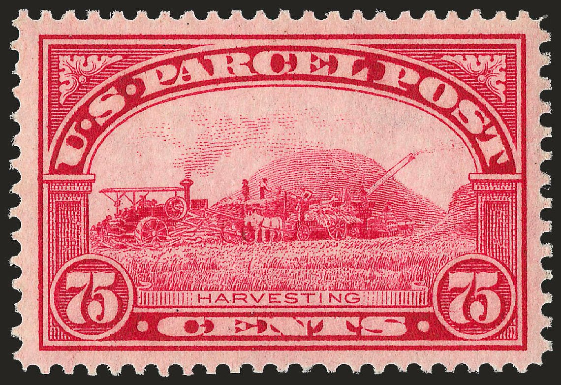 US Stamp Price Scott # Q11: 1913 75c Parcel Post. Robert Siegel Auction Galleries, Sep 2009, Sale 968B, Lot 877