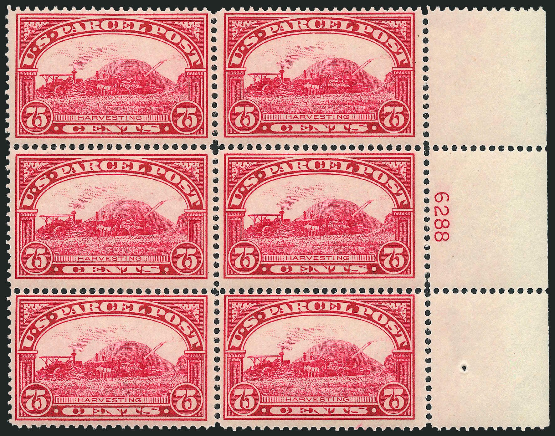 Price of US Stamps Scott Catalog Q11 - 1913 75c Parcel Post. Robert Siegel Auction Galleries, Apr 2009, Sale 971, Lot 2197