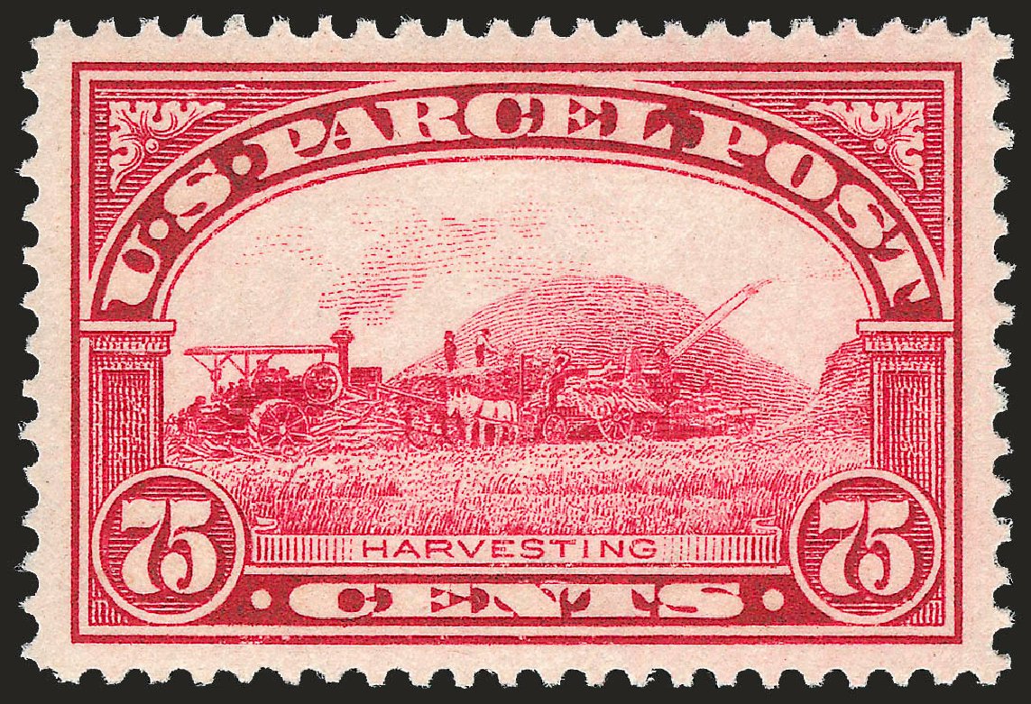 Prices of US Stamps Scott Catalogue Q11: 1913 75c Parcel Post. Robert Siegel Auction Galleries, Jun 2010, Sale 992, Lot 2668