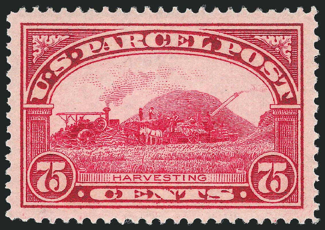 Values of US Stamp Scott #Q11: 1913 75c Parcel Post. Robert Siegel Auction Galleries, Jun 2011, Sale 1011, Lot 920