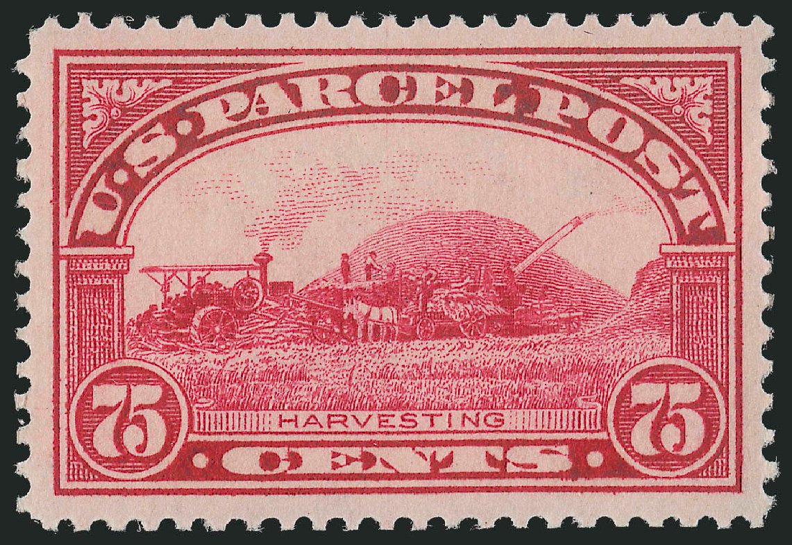 Values of US Stamps Scott Catalogue # Q11 - 1913 75c Parcel Post. Robert Siegel Auction Galleries, Oct 2011, Sale 1014, Lot 2440