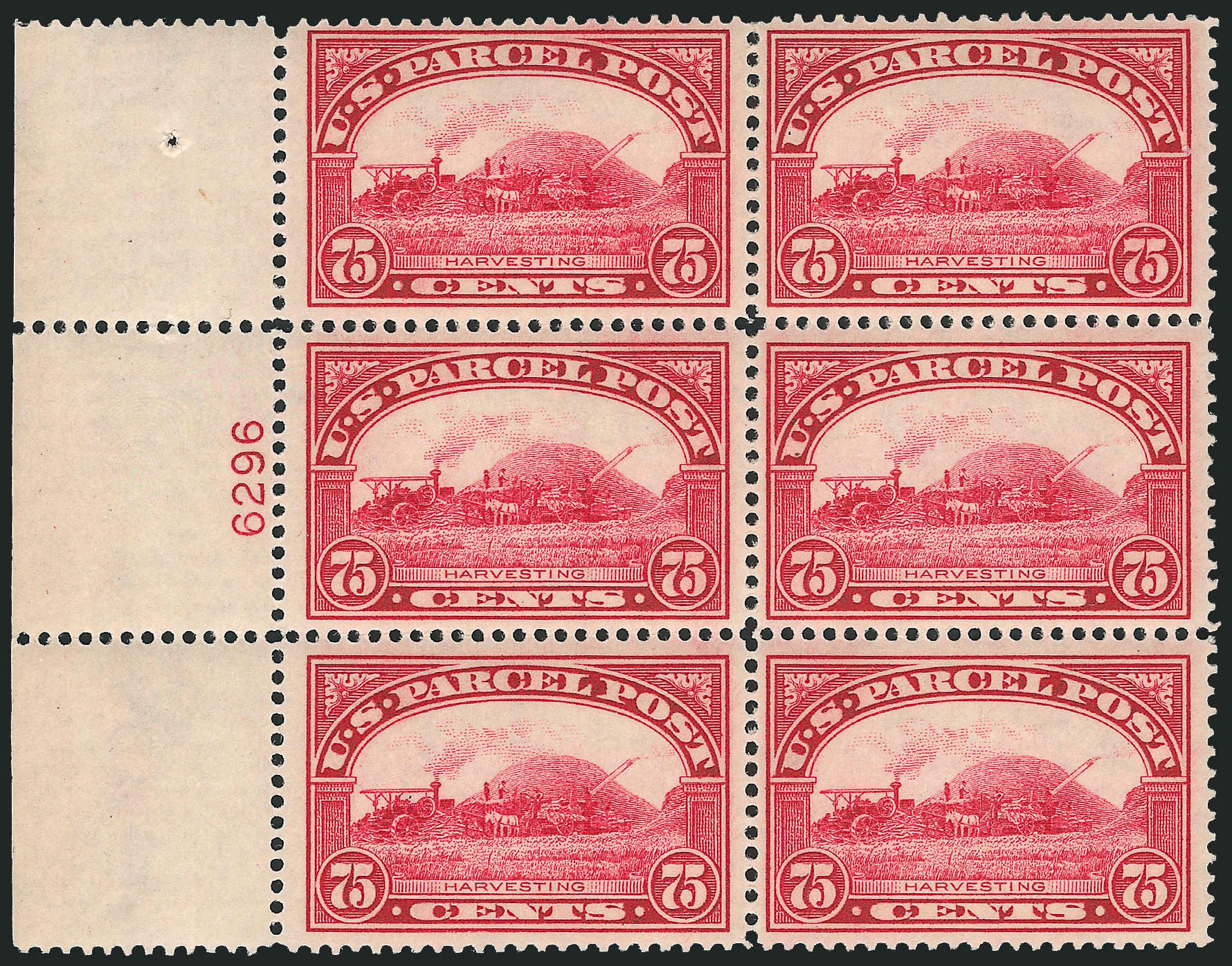 US Stamps Price Scott Q11: 75c 1913 Parcel Post. Robert Siegel Auction Galleries, Apr 2009, Sale 971, Lot 2200