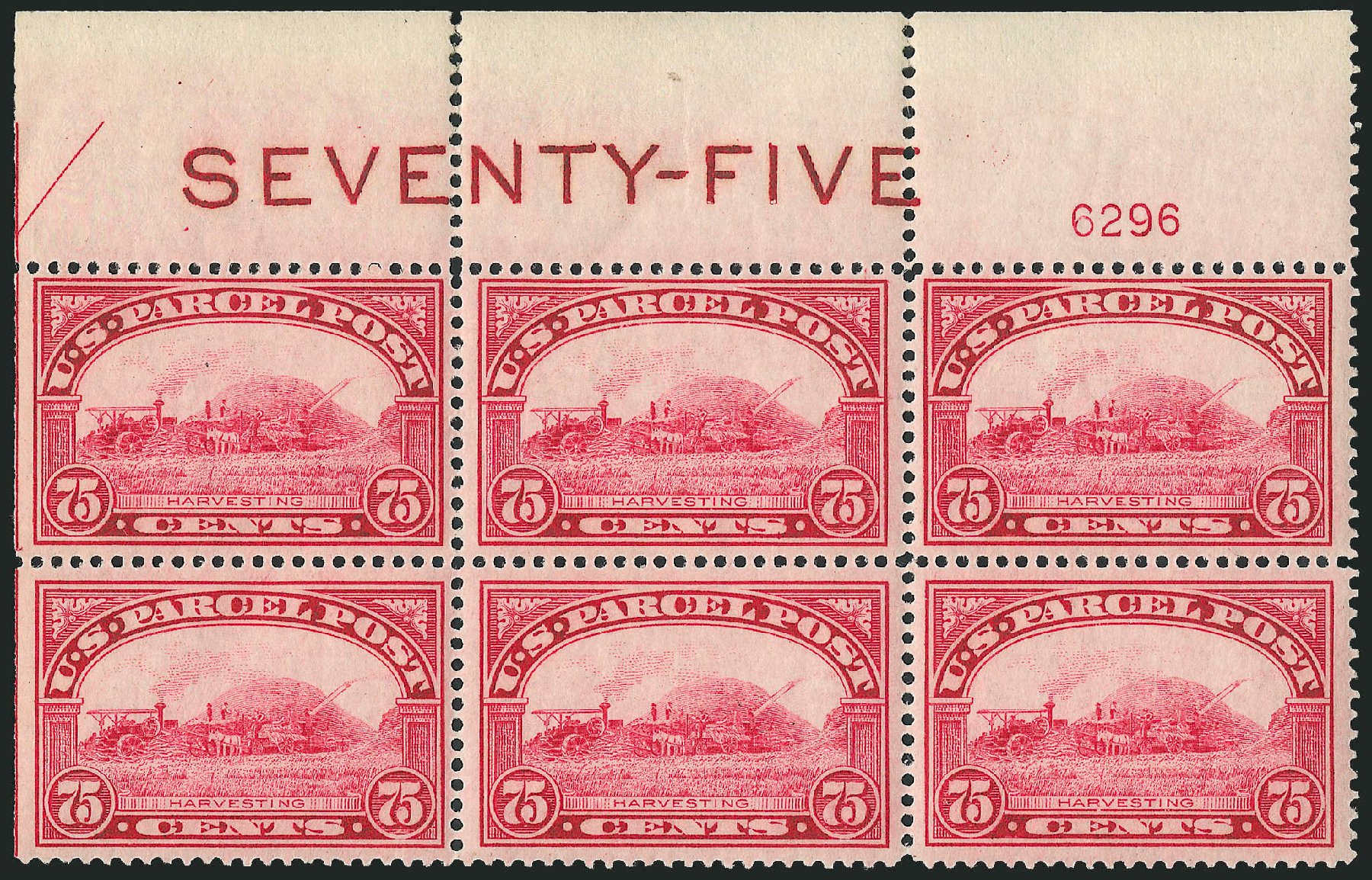 Prices of US Stamps Scott Catalogue # Q11 - 1913 75c Parcel Post. Robert Siegel Auction Galleries, Apr 2009, Sale 971, Lot 2210