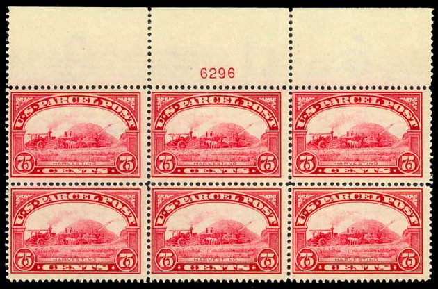 Price of US Stamp Scott Catalogue Q11: 1913 75c Parcel Post. Daniel Kelleher Auctions, May 2014, Sale 652, Lot 921