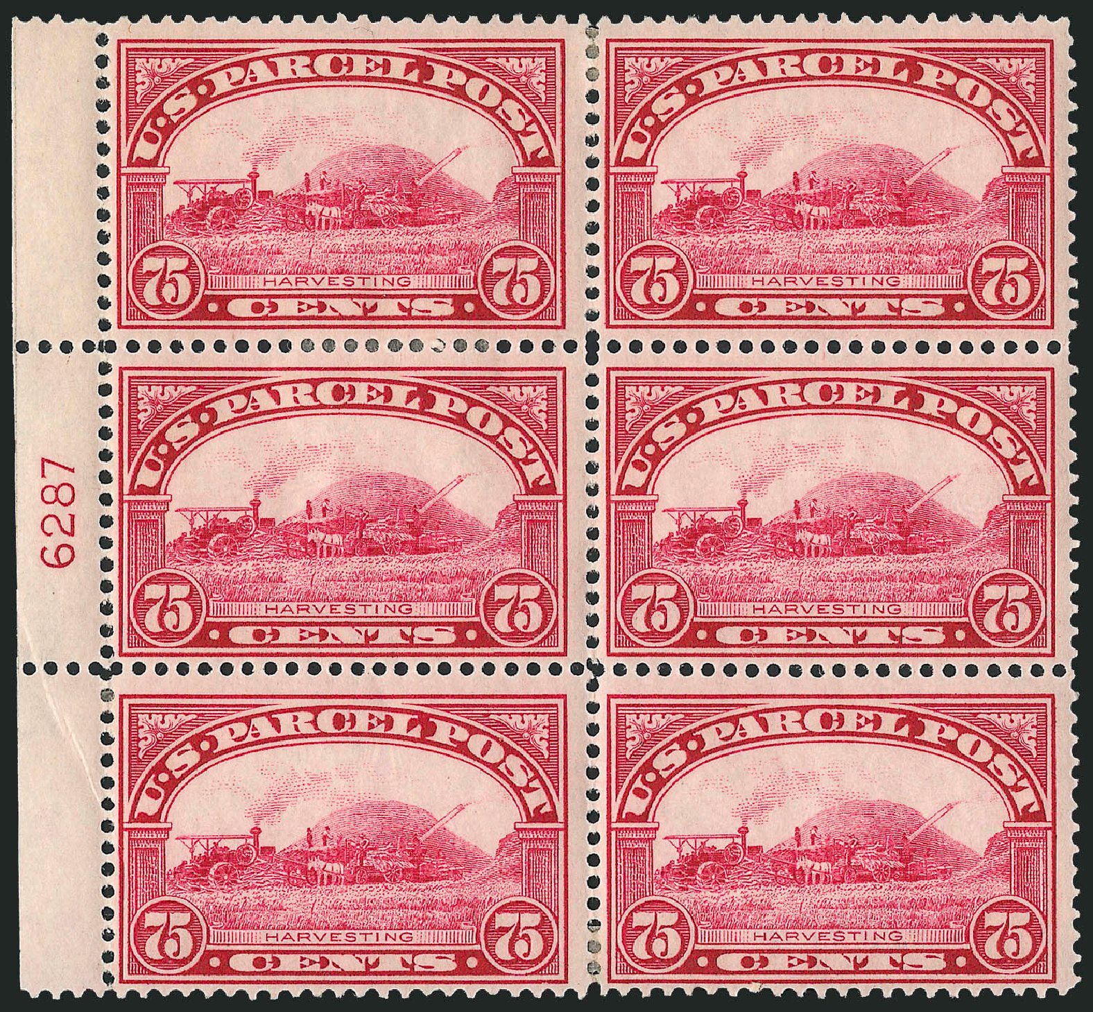 Cost of US Stamps Scott Q11 - 1913 75c Parcel Post. Robert Siegel Auction Galleries, Apr 2009, Sale 971, Lot 2191