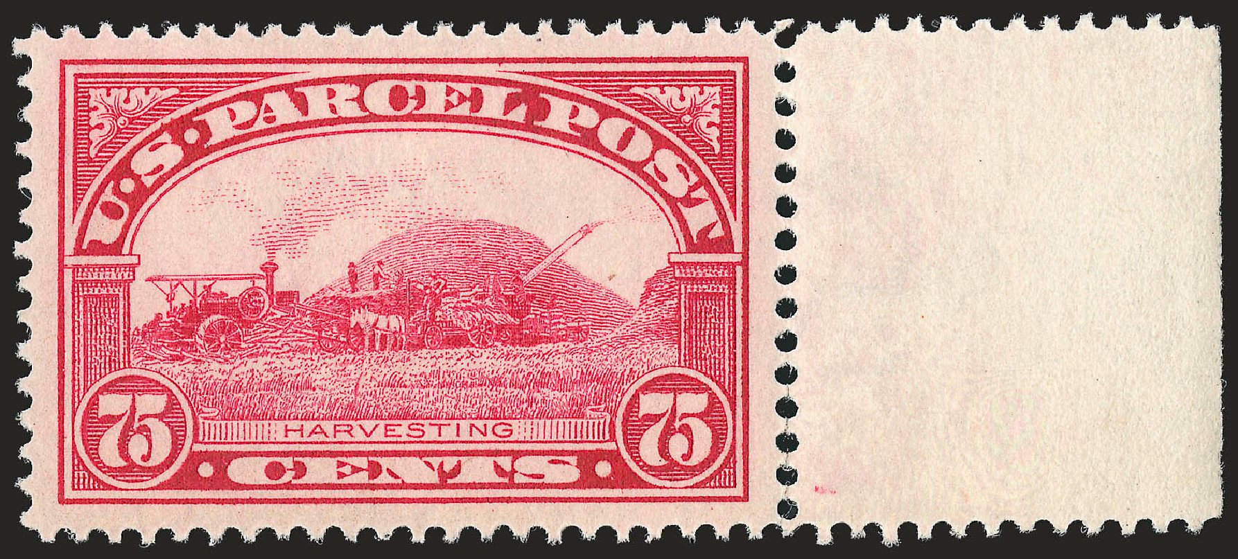 Value of US Stamp Scott Q11 - 75c 1913 Parcel Post. Robert Siegel Auction Galleries, Jun 2009, Sale 973, Lot 271