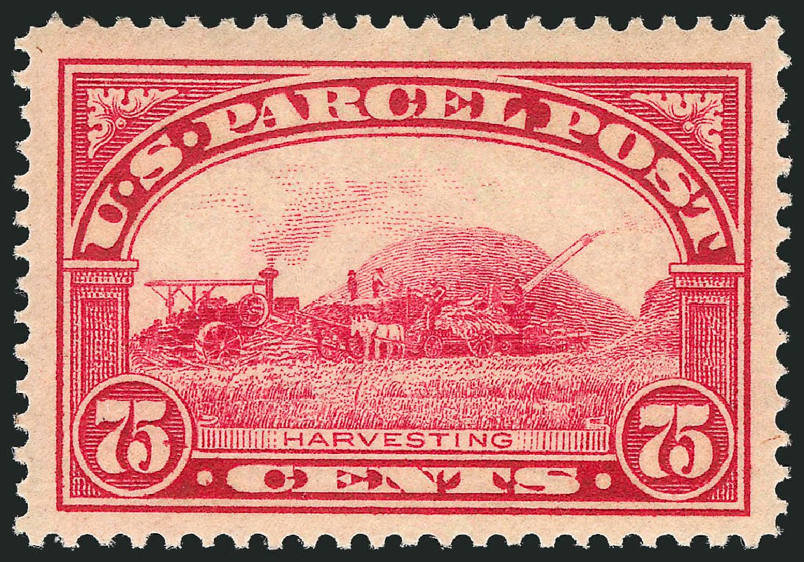 US Stamp Prices Scott Catalog Q11: 1913 75c Parcel Post. Robert Siegel Auction Galleries, May 2013, Sale 1044, Lot 334