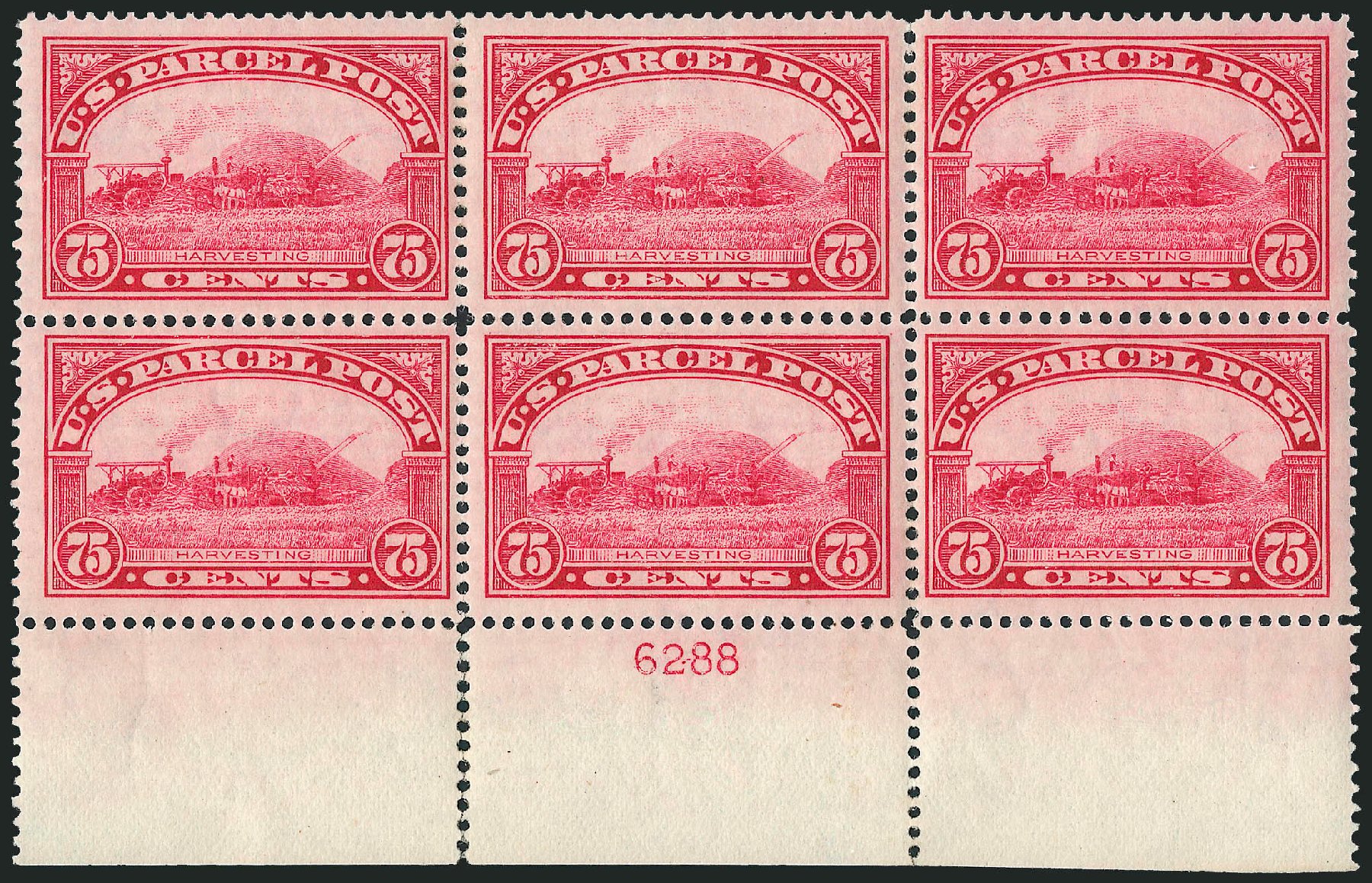 Price of US Stamps Scott Catalogue # Q11 - 75c 1913 Parcel Post. Robert Siegel Auction Galleries, Apr 2009, Sale 971, Lot 2194