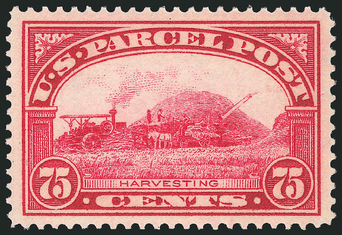 US Stamp Value Scott Catalog #Q11 - 1913 75c Parcel Post. Robert Siegel Auction Galleries, Mar 2012, Sale 1019, Lot 985