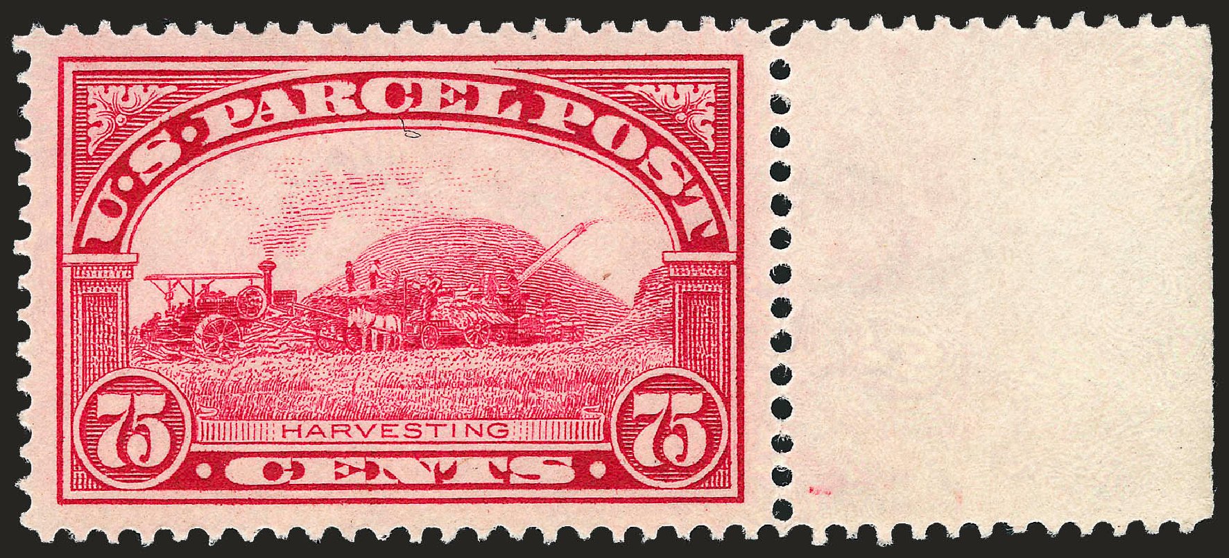 Value of US Stamps Scott Q11 - 75c 1913 Parcel Post. Robert Siegel Auction Galleries, Dec 2008, Sale 967, Lot 5185
