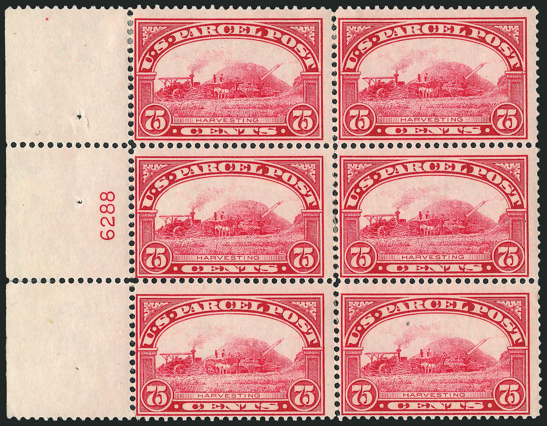 Cost of US Stamps Scott Catalogue Q11: 75c 1913 Parcel Post. Robert Siegel Auction Galleries, Apr 2009, Sale 971, Lot 2195