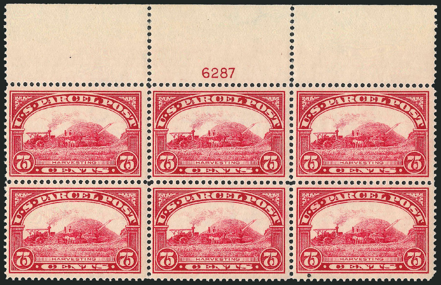 US Stamp Value Scott # Q11: 75c 1913 Parcel Post. Robert Siegel Auction Galleries, Jun 2012, Sale 1026, Lot 1562