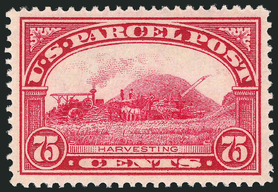 Values of US Stamps Scott Cat. Q11: 1913 75c Parcel Post. Robert Siegel Auction Galleries, Dec 2010, Sale 1000, Lot 1303