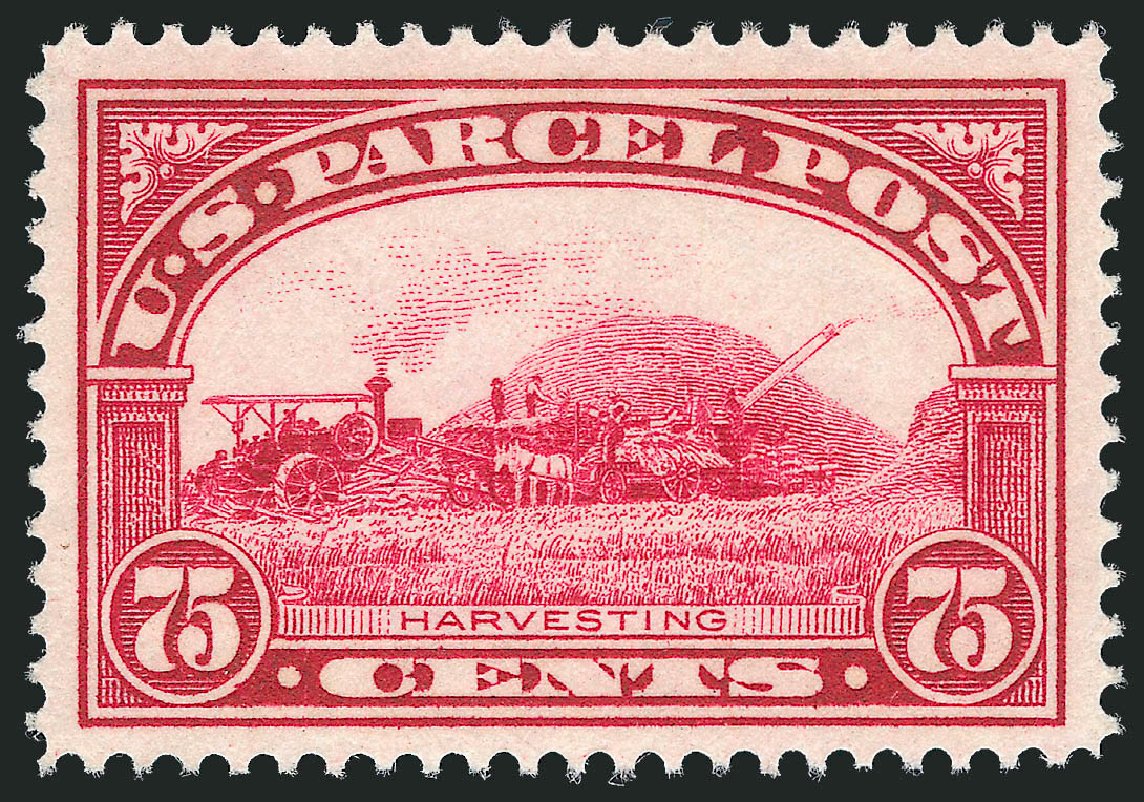 US Stamps Values Scott #Q11: 1913 75c Parcel Post. Robert Siegel Auction Galleries, Oct 2011, Sale 1014, Lot 2443