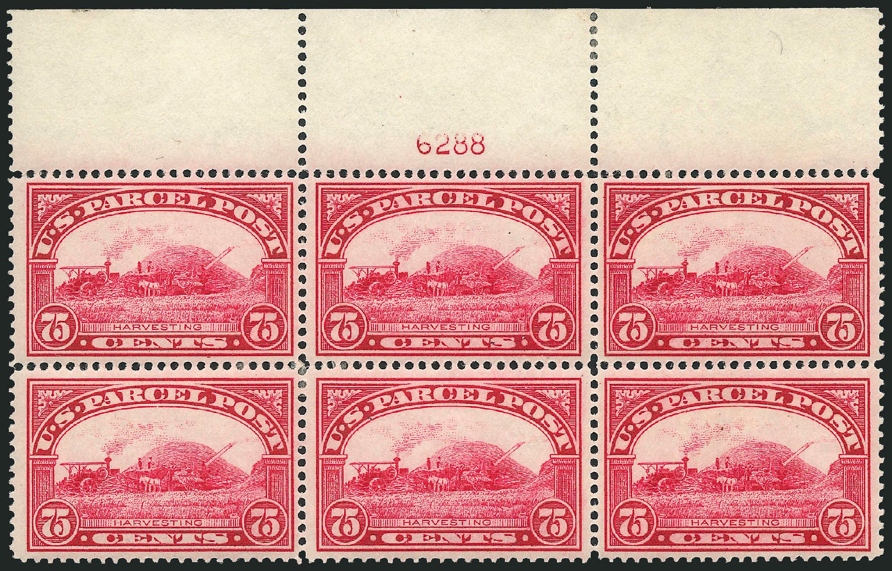 Value of US Stamps Scott Cat. # Q11 - 1913 75c Parcel Post. Robert Siegel Auction Galleries, Apr 2009, Sale 971, Lot 2193