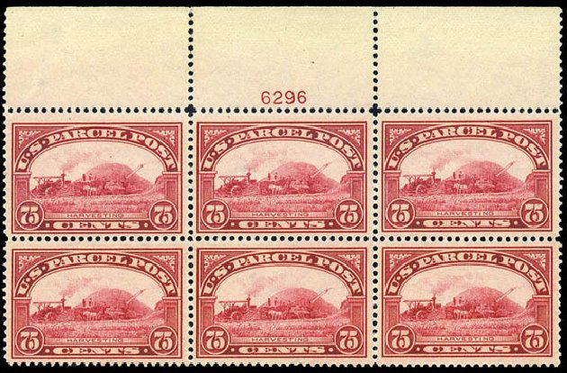 Price of US Stamp Scott # Q11: 1913 75c Parcel Post. Matthew Bennett International, Sep 2011, Sale 338, Lot 2076