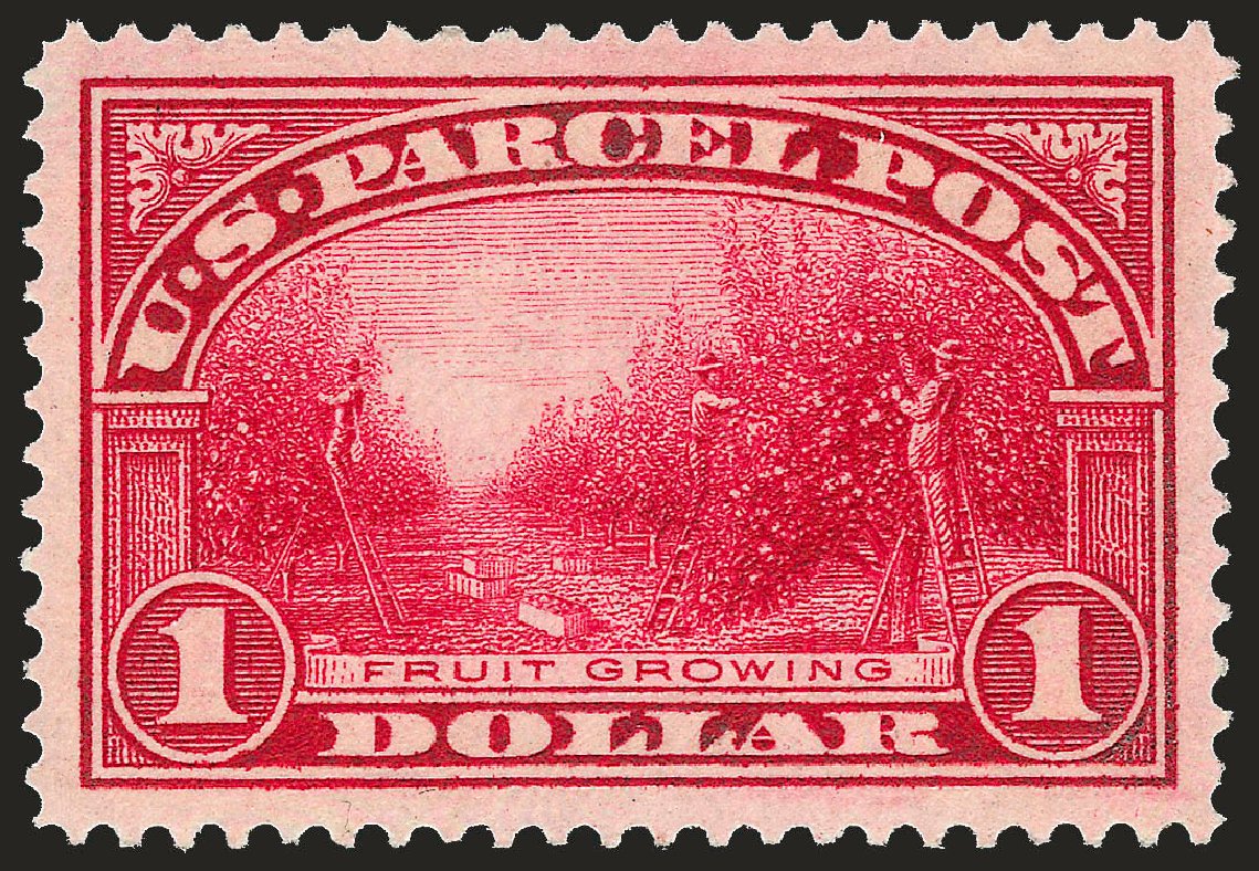 Price of US Stamps Scott Catalog Q12: US$1.00 1913 Parcel Post. Robert Siegel Auction Galleries, Dec 2008, Sale 967, Lot 5187