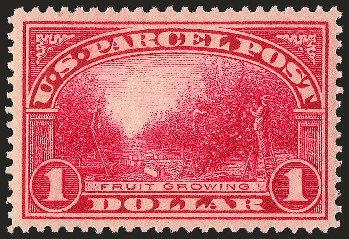 Cost of US Stamp Scott Q12 - US$1.00 1913 Parcel Post. Robert Siegel Auction Galleries, Apr 2010, Sale 984, Lot 1197