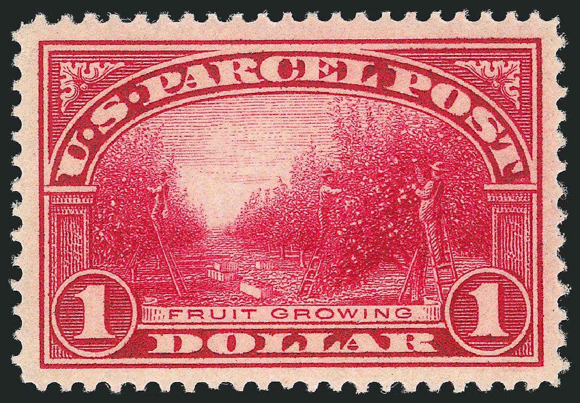 Prices of US Stamp Scott #Q12 - 1913 US$1.00 Parcel Post. Robert Siegel Auction Galleries, Mar 2013, Sale 1040, Lot 2180
