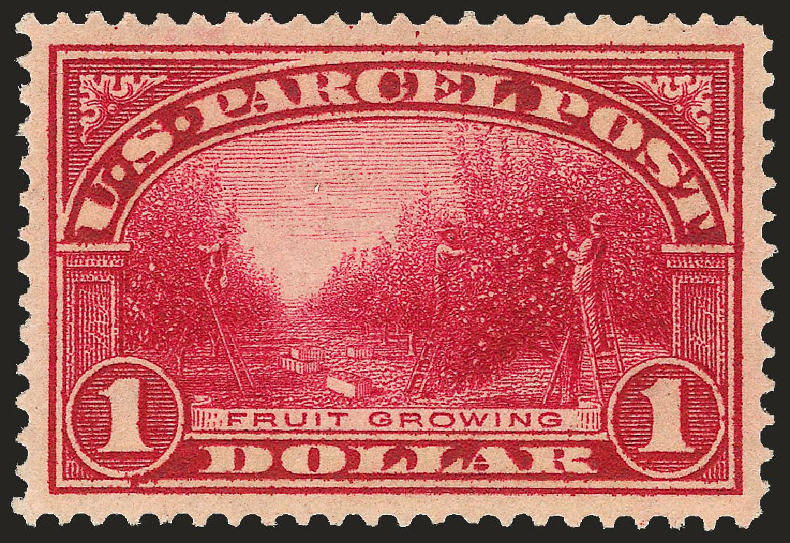 US Stamp Prices Scott Cat. Q12 - 1913 US$1.00 Parcel Post. Robert Siegel Auction Galleries, Dec 2008, Sale 967, Lot 5190
