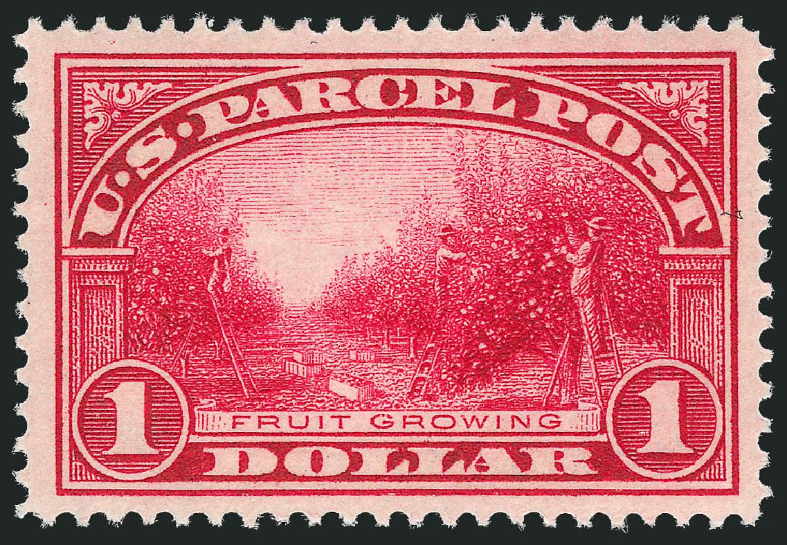 Price of US Stamps Scott Cat. # Q12: US$1.00 1913 Parcel Post. Robert Siegel Auction Galleries, Mar 2011, Sale 1007, Lot 3094