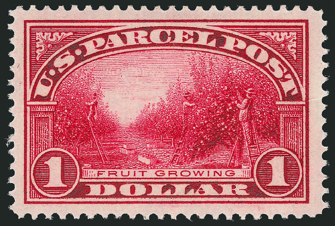 Costs of US Stamp Scott Cat. Q12: US$1.00 1913 Parcel Post. Robert Siegel Auction Galleries, Mar 2015, Sale 1094, Lot 295