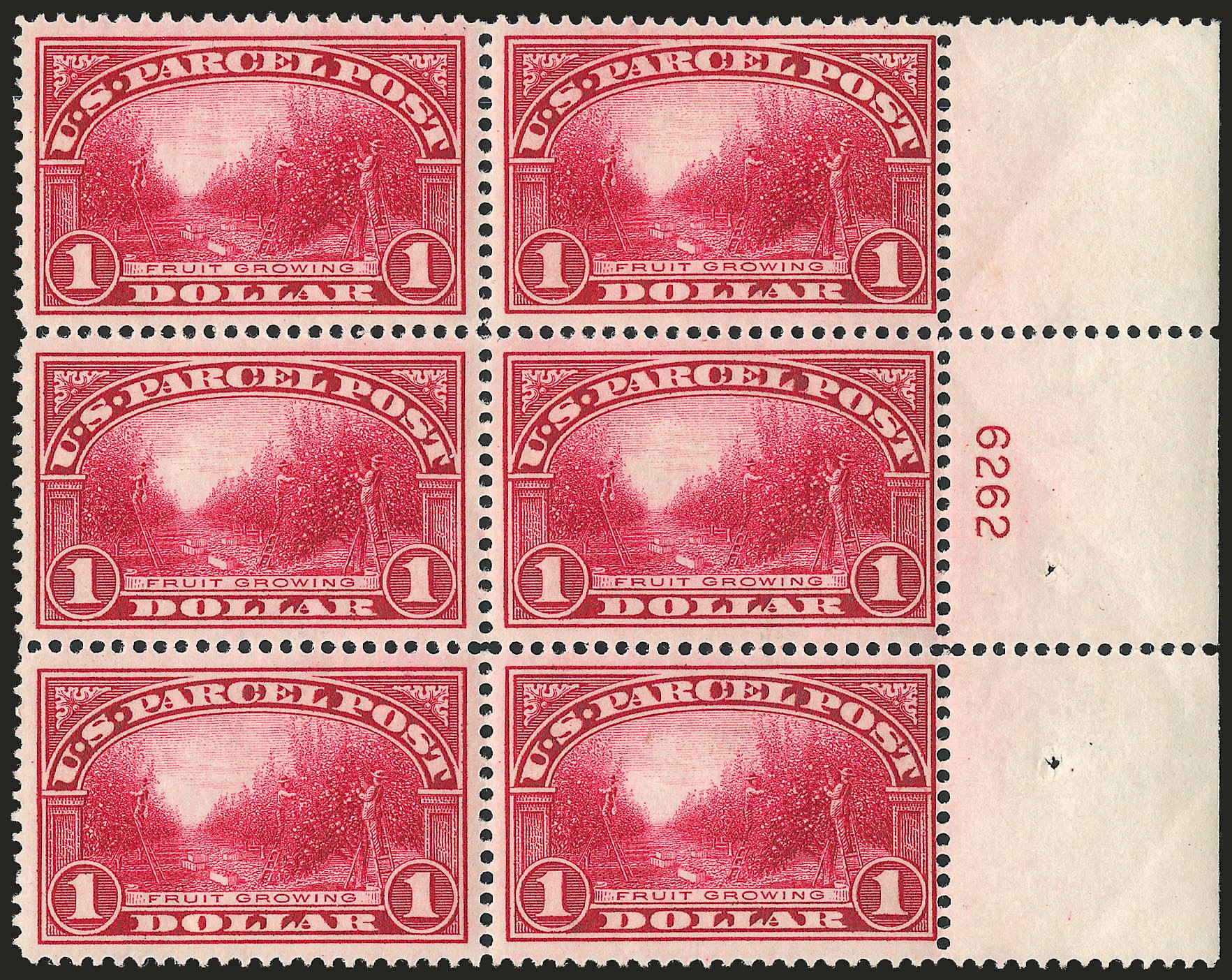 US Stamp Prices Scott Catalog # Q12 - US$1.00 1913 Parcel Post. Robert Siegel Auction Galleries, Apr 2009, Sale 971, Lot 2215