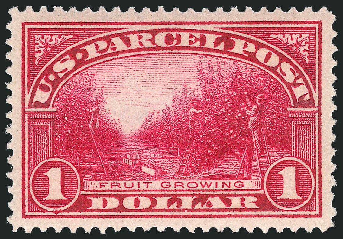 Cost of US Stamps Scott # Q12 - 1913 US$1.00 Parcel Post. Robert Siegel Auction Galleries, Nov 2013, Sale 1061, Lot 4232