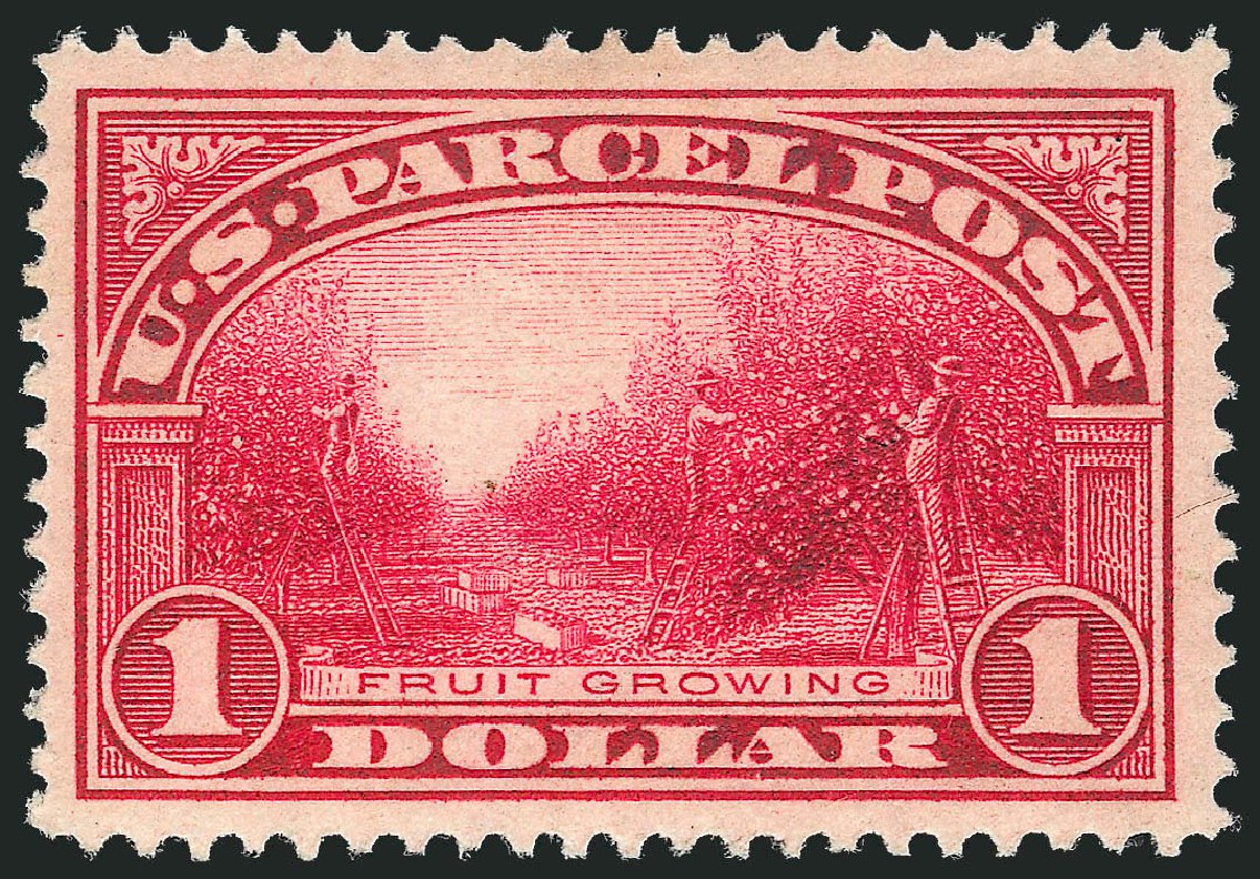 Prices of US Stamp Scott # Q12 - US$1.00 1913 Parcel Post. Robert Siegel Auction Galleries, Mar 2013, Sale 1040, Lot 2183