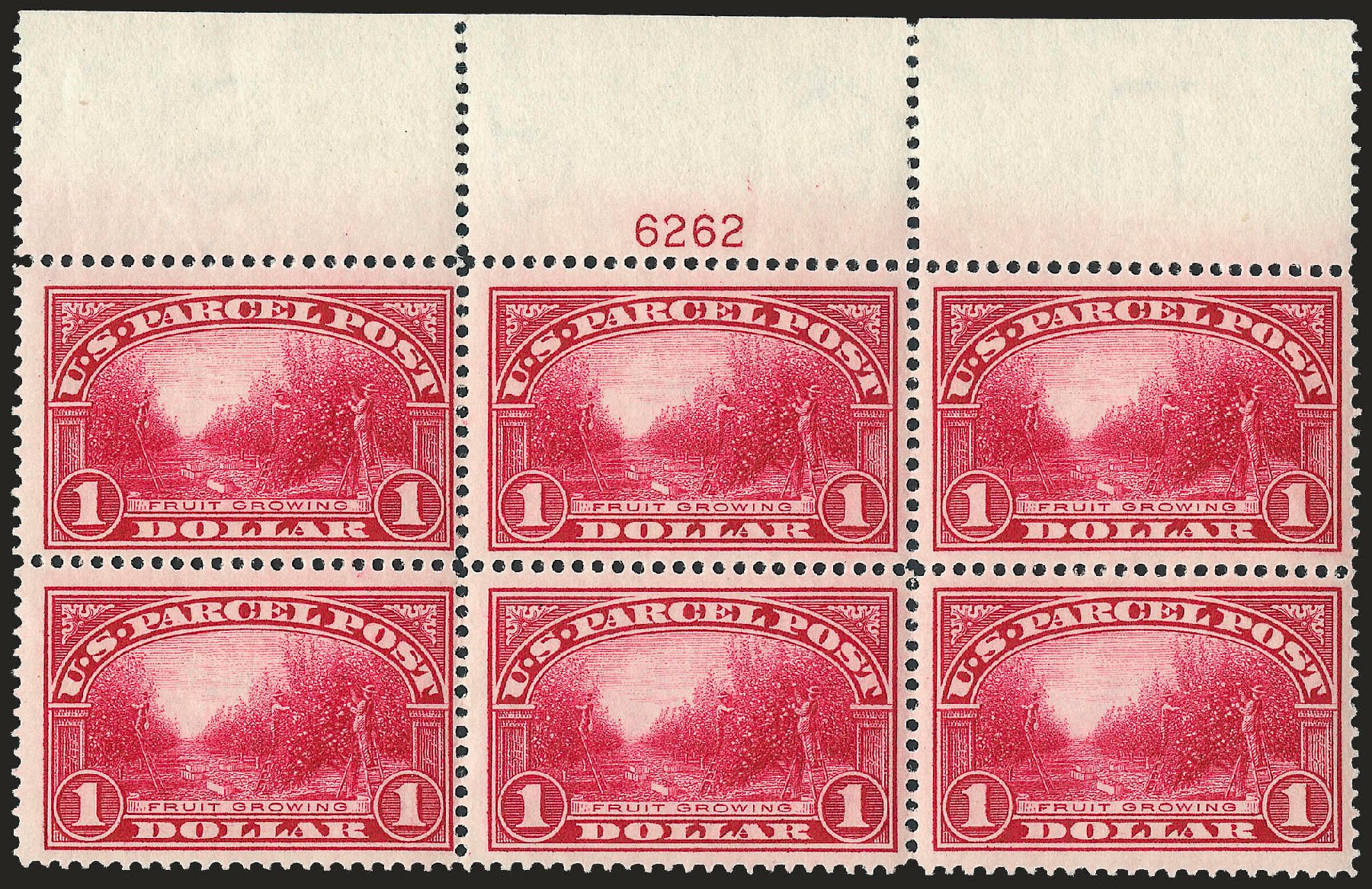 Values of US Stamp Scott Q12 - 1913 US$1.00 Parcel Post. Robert Siegel Auction Galleries, Apr 2009, Sale 971, Lot 2213