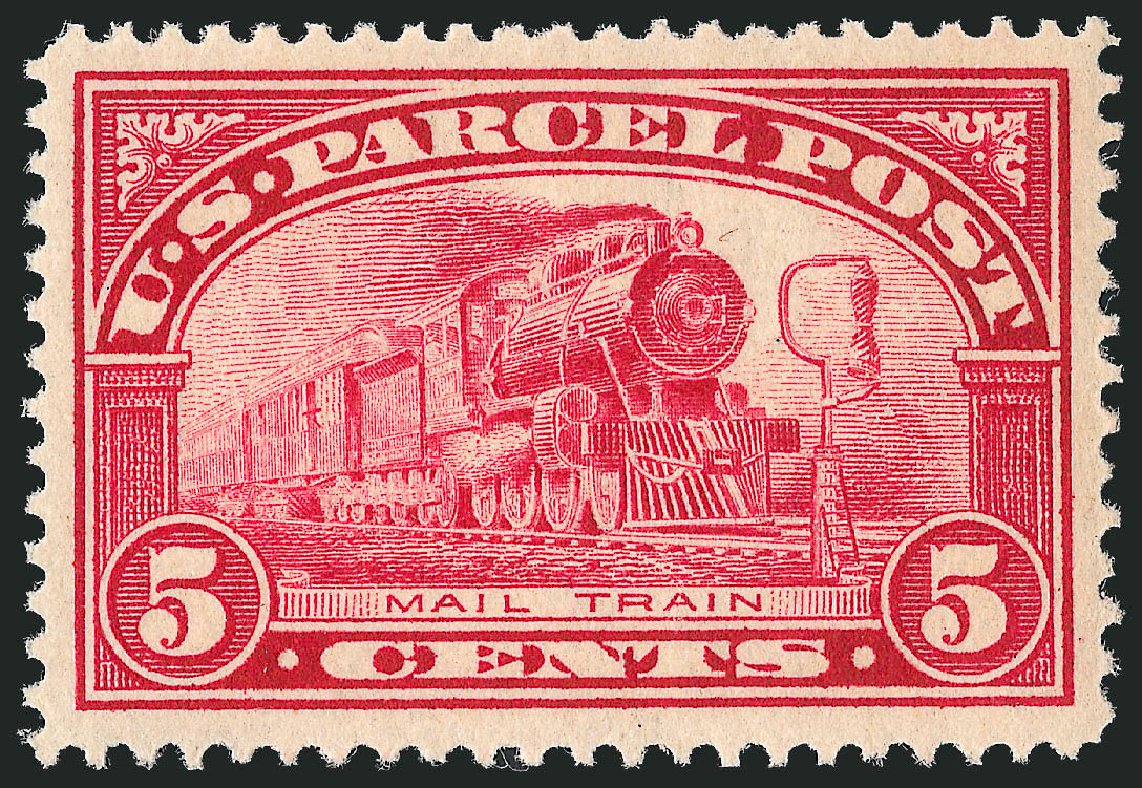 Value of US Stamps Scott Cat. # Q5: 5c 1913 Parcel Post. Robert Siegel Auction Galleries, Dec 2010, Sale 1000, Lot 1299