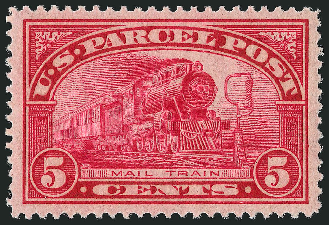Costs of US Stamp Scott Catalog # Q5: 1913 5c Parcel Post. Robert Siegel Auction Galleries, Dec 2011, Sale 1017, Lot 1004