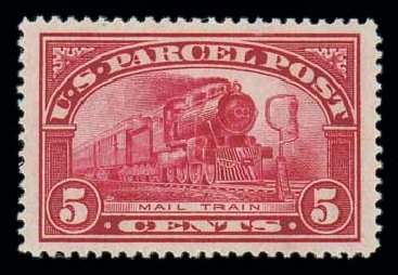 Prices of US Stamp Scott Cat. #Q5 - 5c 1913 Parcel Post. Matthew Bennett International, Jun 2007, Sale 319, Lot 1746