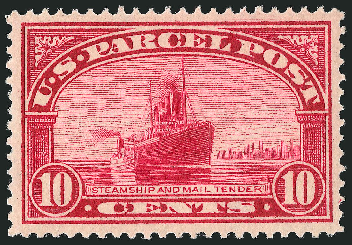 US Stamp Value Scott Cat. Q6 - 10c 1913 Parcel Post. Robert Siegel Auction Galleries, Dec 2010, Sale 1000, Lot 1300