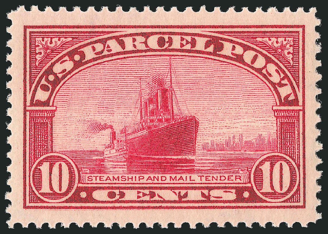 Price of US Stamp Scott Cat. # Q6: 1913 10c Parcel Post. Robert Siegel Auction Galleries, Jun 2011, Sale 1011, Lot 911